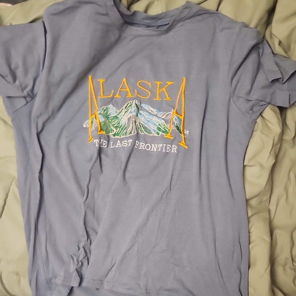 Alaska Graphic Blue T-Shirt